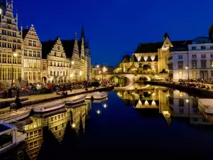 Романтични градове - Снимка Гент в Белгия