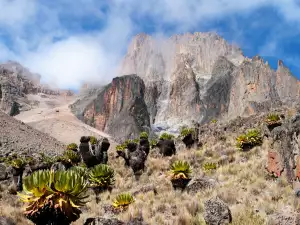 Най-красивите планини в света - Снимка Планината Кения в Африка