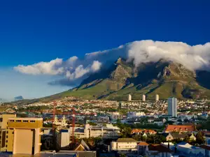 Най-красивите планини в света - Снимка Планината Тейбъл Маунтин в ЮАР