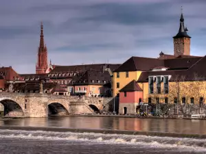 Романтични градове - Снимка Вюрцбург в Германия