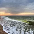 Плажът в Кранево изяден от вълните