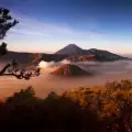 Планината Бромо в Индонезия