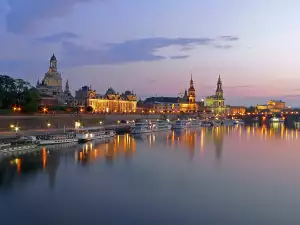 Река Елба и Дрезден