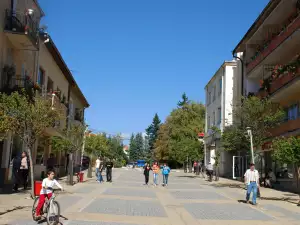 Централната улица в Гоце Делчев