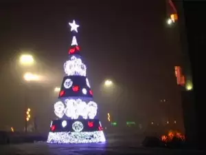 Русе е първият град, който грейва коледно