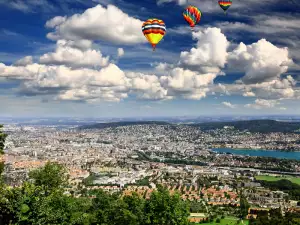 Панорамна гледна на Цюрих