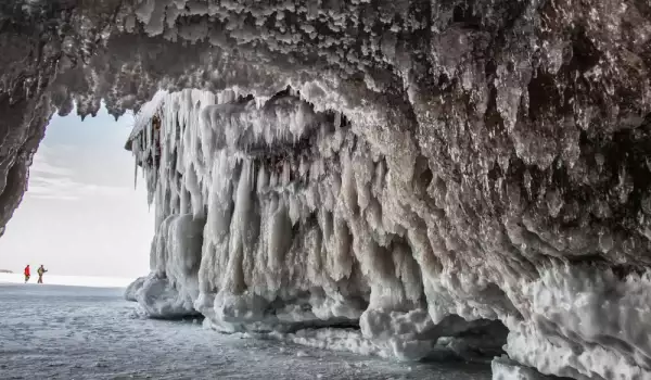 Ледените пещери в Уисконсин