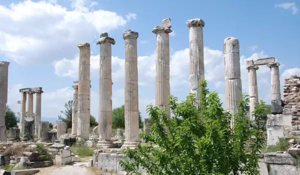 Руините от храма на Артемида в Ефес