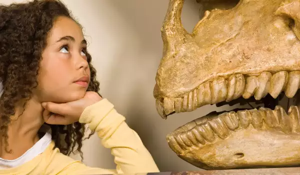 Дете и динозавър