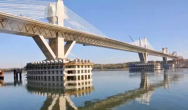 Видин черпи - откриват Дунав мост 2