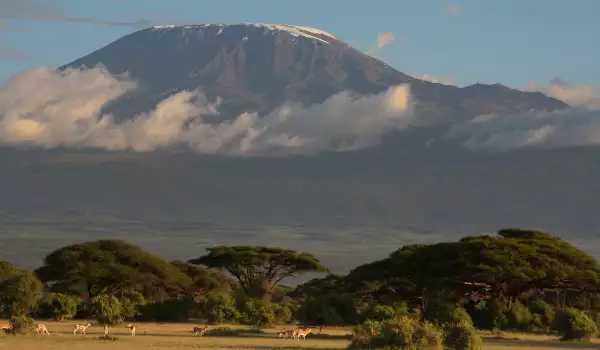 Планината Килиманджаро в Африка