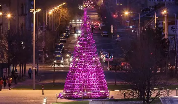 Коледна елха в Будапеща