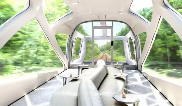 Луксозен и високотехнологичен влак тръгва в Япония