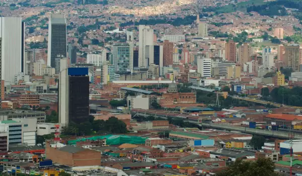 Град Меделин в Колумбия