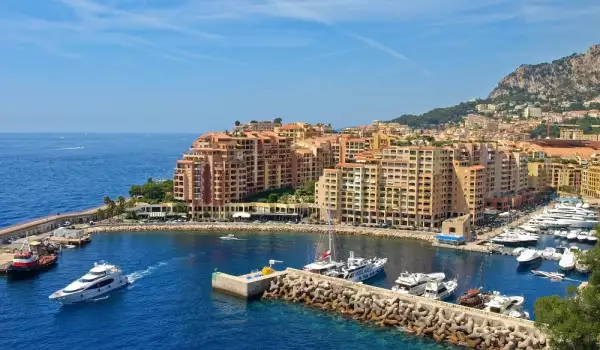 Пристанището в Монте Карло