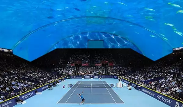 Подводна тенис зала