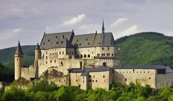 Крепостта Вианден в Люксембург