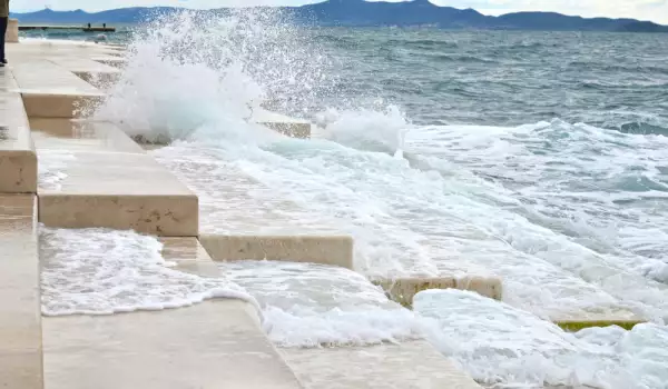 Морския орган в Задар, Хърватия